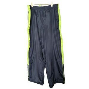 Y2K‎ Starter Striped Track Pants Men's XL Wide Leg Baggy Warm Up Athletic